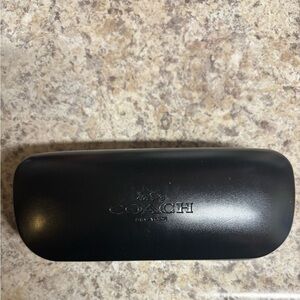Coach New York Eyeglass Hard Clam Shell Case Black